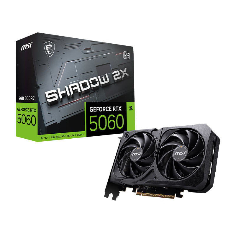 บัตรกราฟิกเกม MSI 5060 8G Phantom/5060 8G 2X MasterCard/Magic Dragon ใหม่เอี่ยม