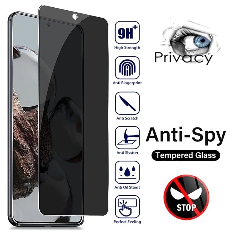 Anti Spyความเป็นส่วนตัวกระจกนิรภัยสําหรับMotorola One Zoom Vision Plus Macro Hyper Fusion + Fusion A