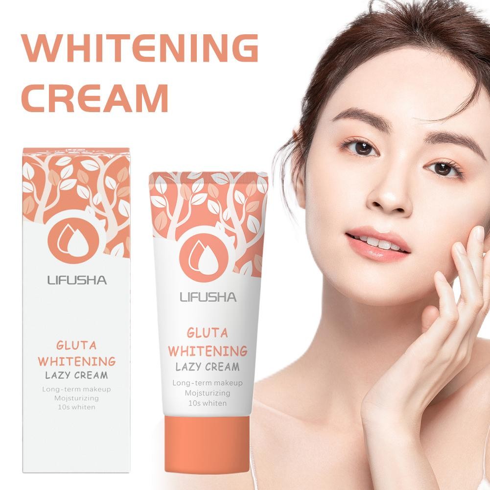 GMEELAN Gluta Whitening Cream - Achieve Brighter Moisturizes Skin With Lazy Cream BB Cream D2B4