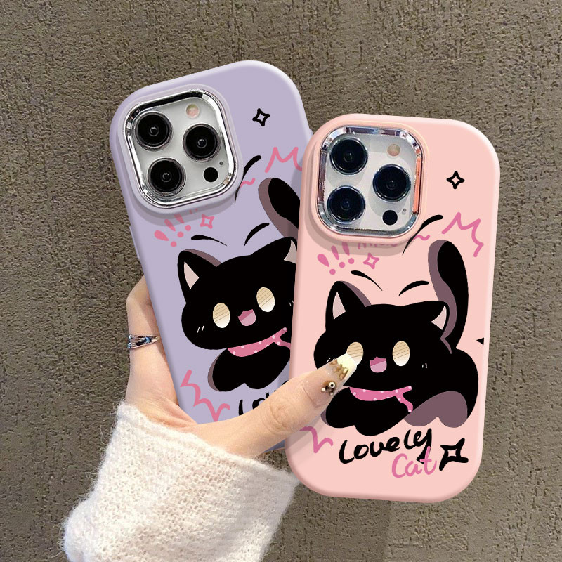 สีดําแมวสําหรับInfinix HOT 40I 30I PRO SMART 8 7 6 5 HD PLUS TECNO SPARK 20C GO 1 2024 2023 2025 หมา