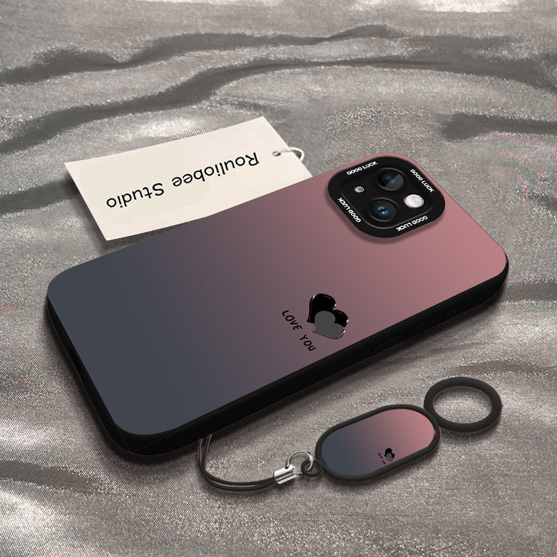 เคสไล่ระดับสีใหม่สำหรับ iPhone 15 iPhone 14 ซิลิโคน iPhone 13 Pro Max การ์ตูน 12 ป้องกันการกระแทก 11 พรีเมียม
