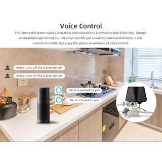 Tuya สมาร์ท Zigbee/WiFi สมาร์ทวาล์วแก๊สน้ําจับเวลาสวนสมาร์ทก๊อกน้ํา Smart Life Control ผ่าน Alexa Google Home