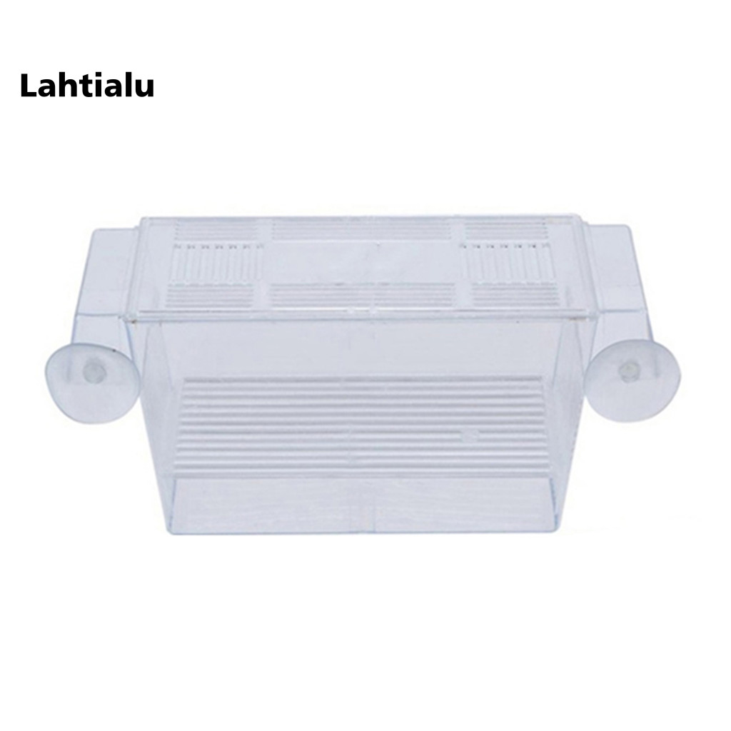 Lahtialu Aquarium Fish Tank Guppy Double Breeding Breeder Rearing Trap Box Hatchery