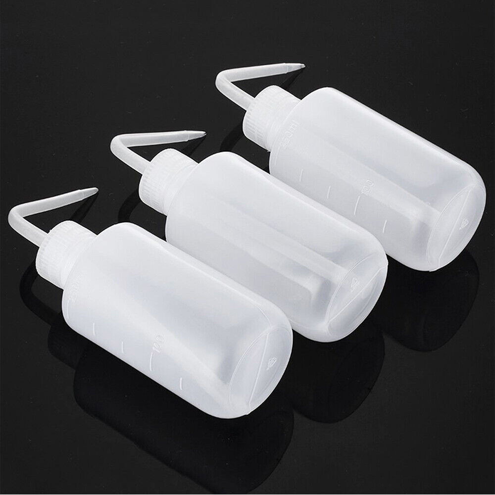 250ml Tattoo Squeeze Bottle Diffuser Soap Wash Lab Supply พลาสติก Non-Spray