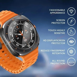1-3 ชิ้นติดตั้งง่ายป้องกันหน้าจอสําหรับ Samsung Galaxy Watch 9 8 7 6 5 4 Watch9 คลาสสิก 40 มม.44 มม.กระจกนิรภัยสําหรับ Samsung Watch5 5Pro ฟิล์มป้องกันสําหรับ Watch7Ultra 47 มม.