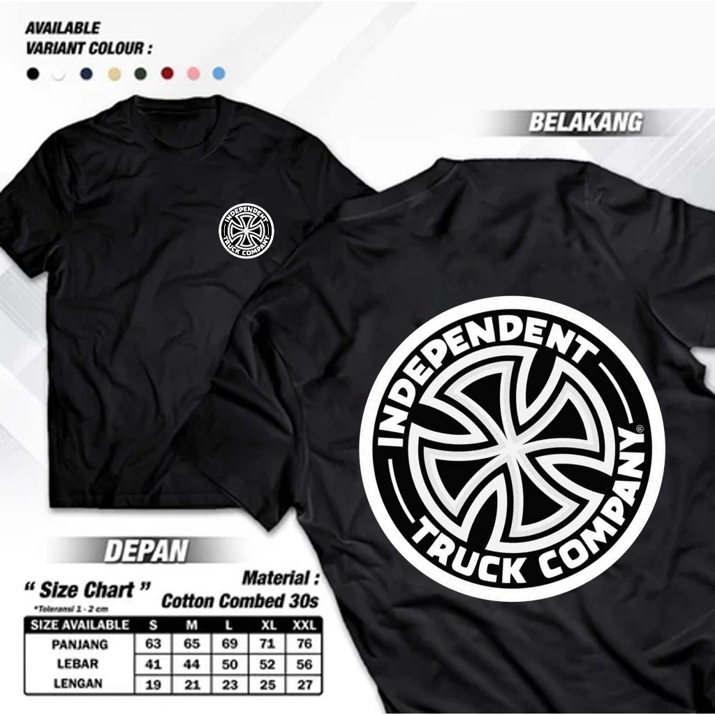 เสื้อยืด INDEPENDENT TRUCK พร้อมคํา / เสื้อยืดคําการเขียนสุดเท่ Viral / เสื้อยืดคําสร้างแรงบันดาลใจพ