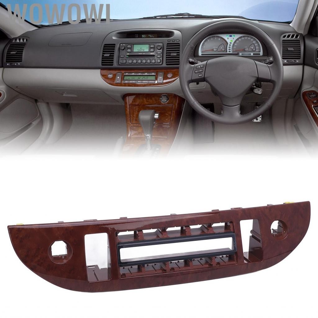 Wowowi AC Climate Control Cover Trim Central Air Conditioning สวิตช์เปลี่ยนสำหรับ Camry XV30 2001-2006