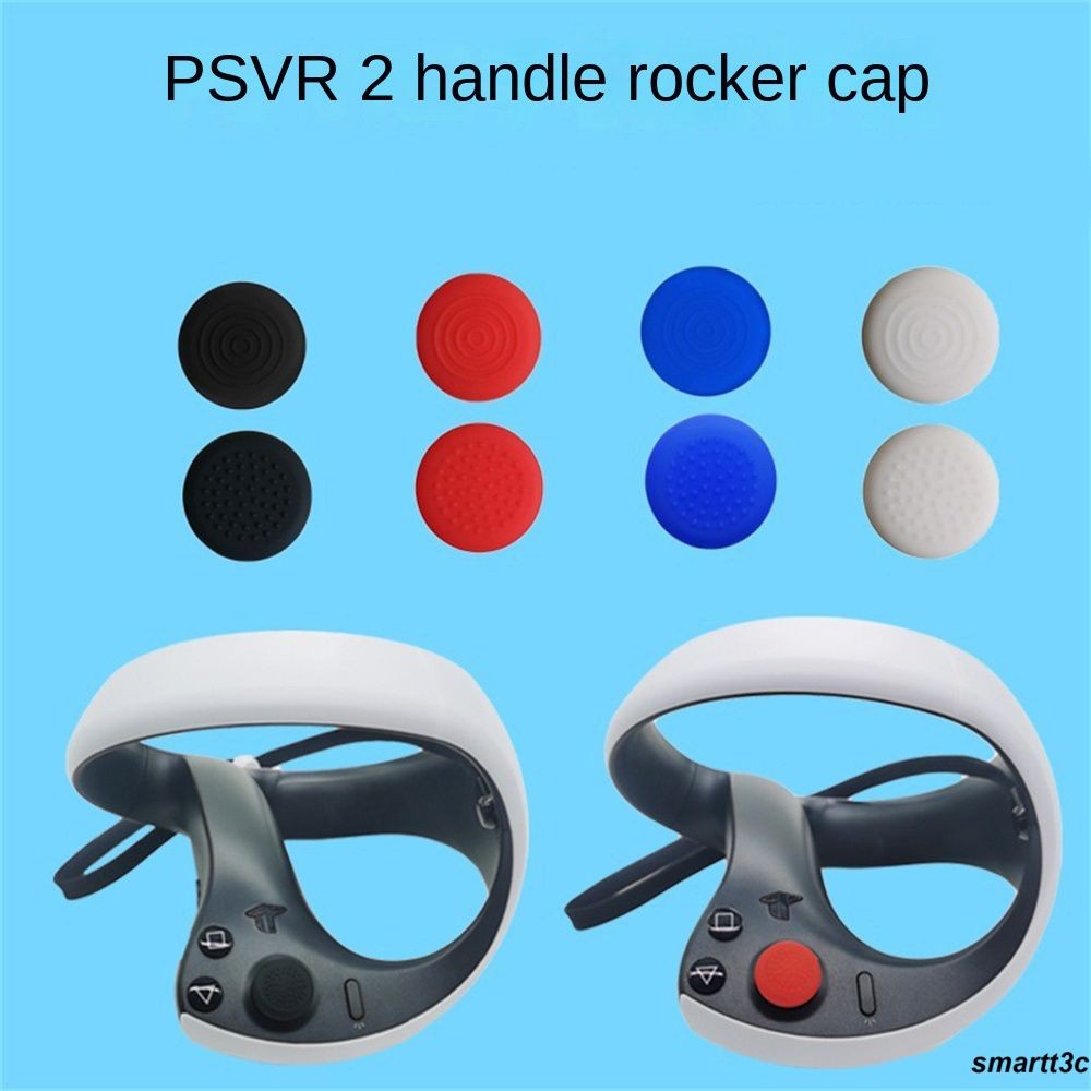 Ready Rocker Hat หมวกซิลิโคน กระชับพอดี Unforgettable Touch VR2 Joystick Cap จอยสติ๊ก PS VR2 อุปกรณ์เสริม สีขาว ใช้งานได้ดีกว่า เพิ่มประสิทธิภาพการเล่นเกม VR หมวกกันเหงื่อ สีแดง