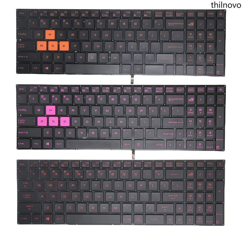เหมาะสําหรับ Asus GL502 GL702 S5VS S7VT FX502 FX60VM ZX60V คีย์บอร์ด G502VM