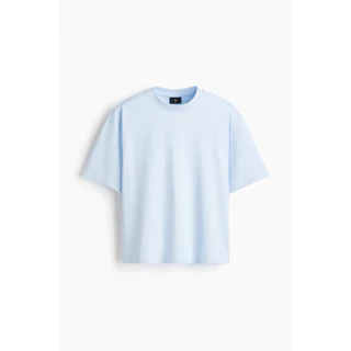 H&M(เอชแอนด์เอ็ม) เสื้อยืดทรงหลวมแบบบ็อกซี่ ผู้ชาย 1295418_1