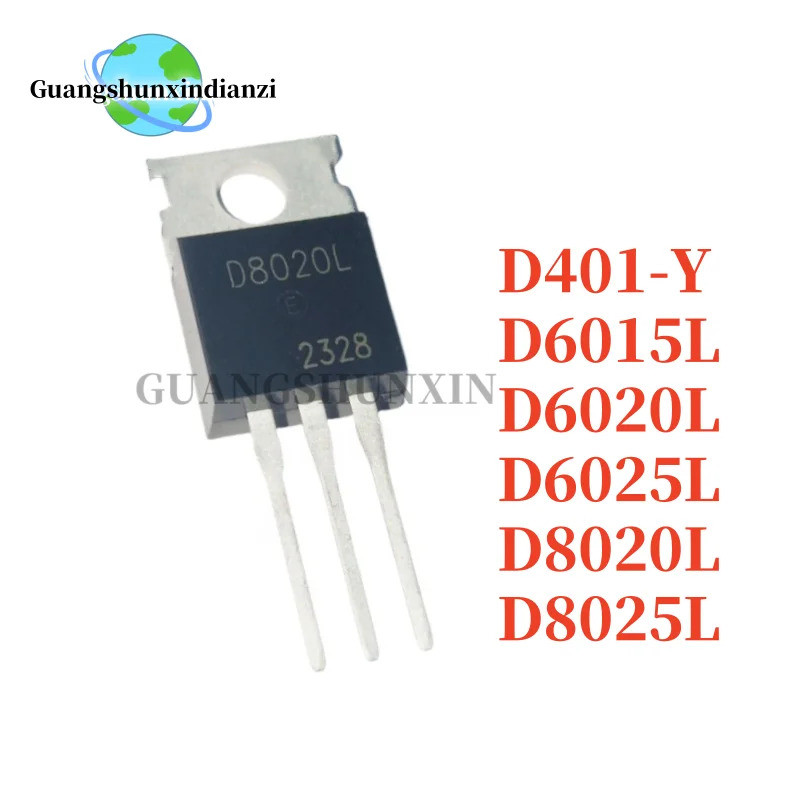 1-5PCS D401-Y D6015L D6020L D6025L D8020L D8025L TO-220 Field-effect ทรานซิสเตอร์