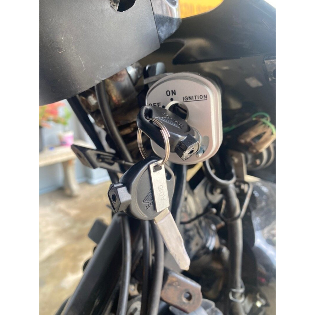 สวิตช์กุญแจ เปิด-ปิดเดิม รุ่น WAVE 100/WAVE 110i /Wave 125/125R /สวิทกุญแจ + กุญแจล็อคเบาะ เวฟ สวิทกุญแจรถมอ - รูปที่ 2