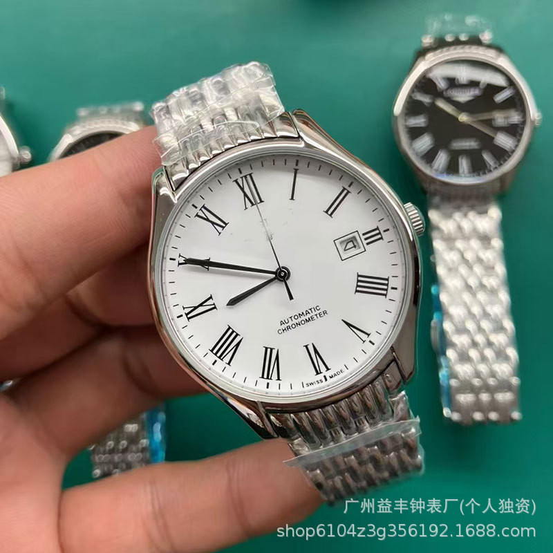 2025 แฟชั่นกีฬาแฟชั่น Langjia Lure นาฬิกาคลาสสิกที่มีชื่อเสียงช่างฝีมือ Series ผู้ชาย Sapphire Glass