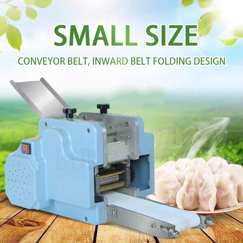 Small Round Square Gyoza Empanada Skin Making Dumpling Dough Wrapper Machine