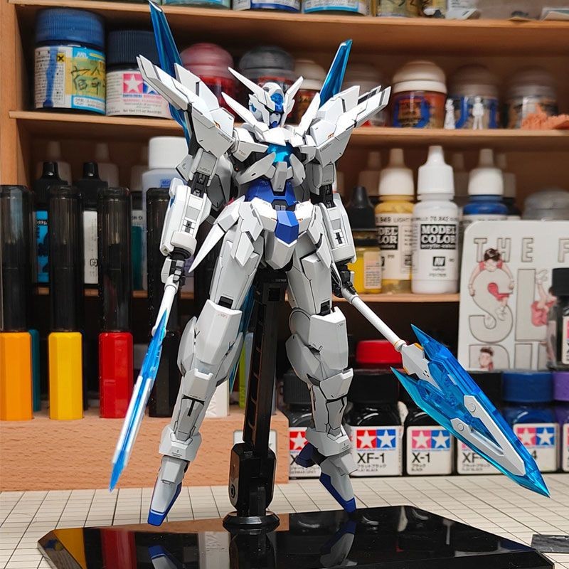 ในประเทศ JMS Gundam HG1/144 Glacier Instant Change Collection Mold Club สีหลักเปลี่ยนทันที Assembly 