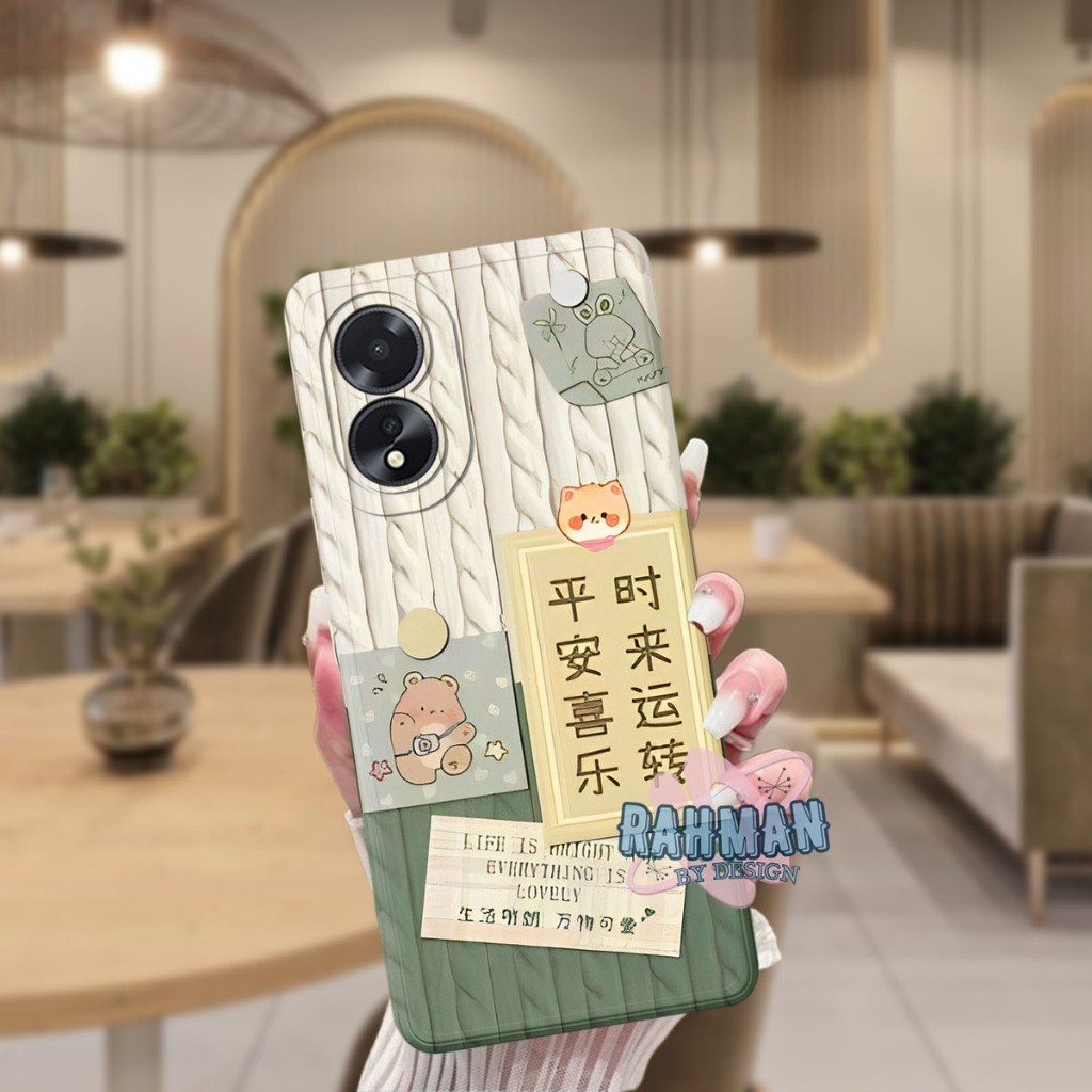 Oppo A18 - A38 - A17 - A17k - A58 4G - A58 5G - A78 4G - A78 5G - A98 5G Fashion Case Softcase Macar