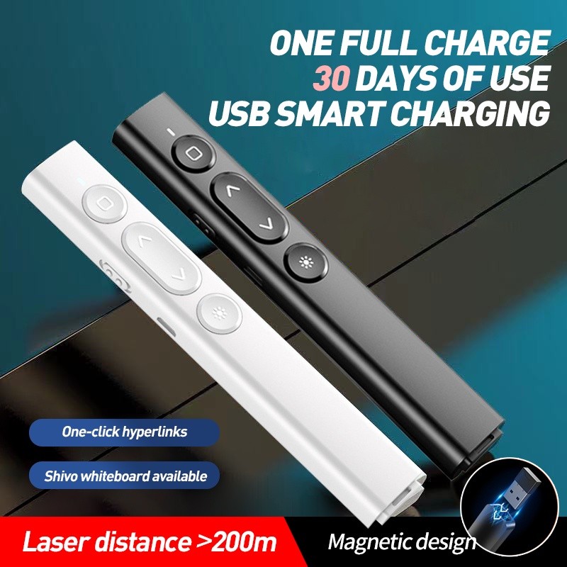 Remax Wireless Presenter Remote Clicker Presentation ตัวชี้ควบคุม USB สําหรับ Powerpoint PPT