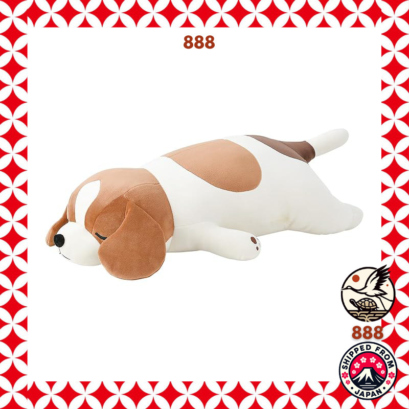 Premium Nemu Nemu Animal Body Pillow - Various Dog Breeds (M & L Sizes) - Soft, Fluffy, and Cushiony
