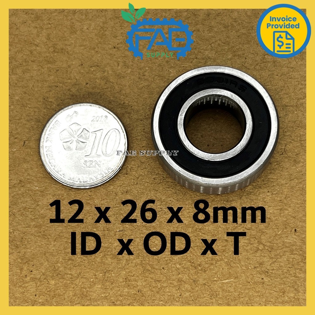 แบริ่ง MR12268 RS MR12268 RS HQ 12x26x8 mm