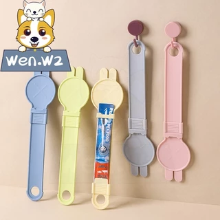 wen.W2 ช้อนบีบอาหาร แมวเลียแบบพกพา ช้อนป้อนอาหารสัตว์ แมว สุนัข