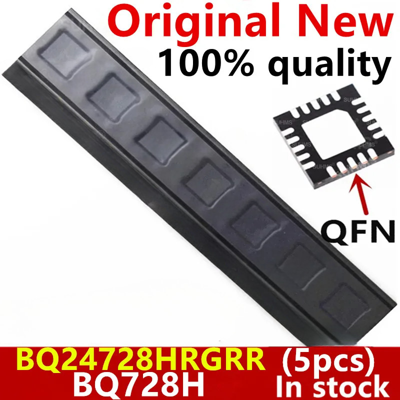 (5 ชิ้น) 100% ใหม่ BQ24728HRGRR BQ24728H BQ728H QFN-20 ชิปเซ็ต