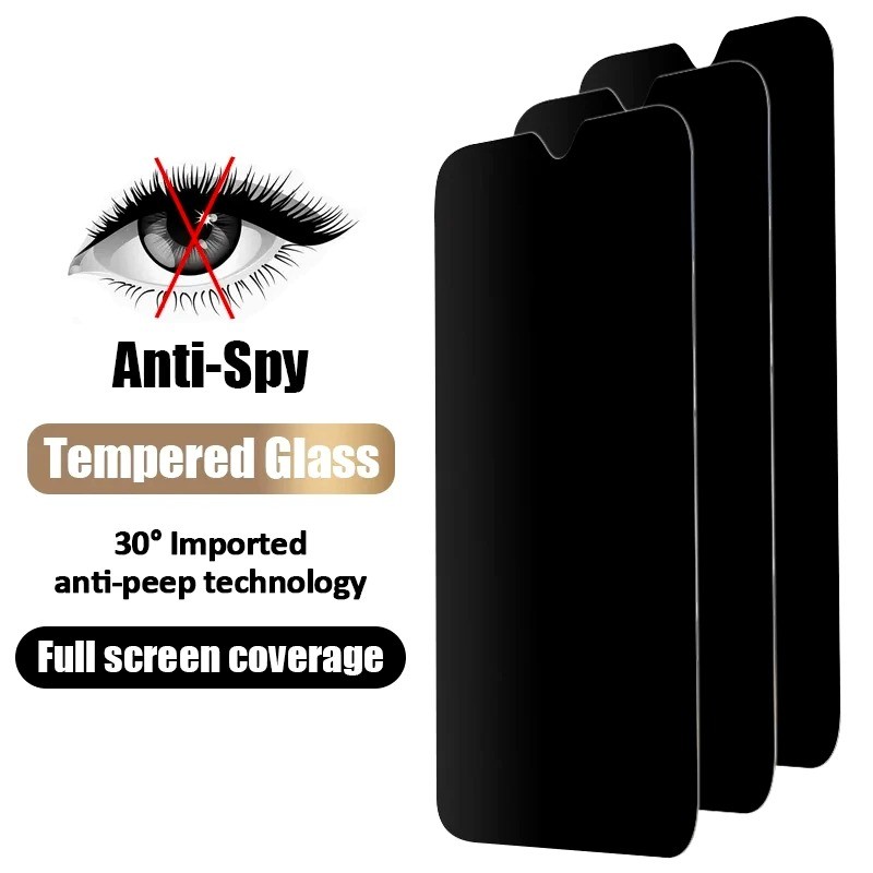 สําหรับ LG V60 V50S G8X ThinQ 5G UW 1-3 ชิ้น 9H Anti Spy Clear ฟิล์มกระจกนิรภัยสําหรับ LG Q92 Q70 Q6