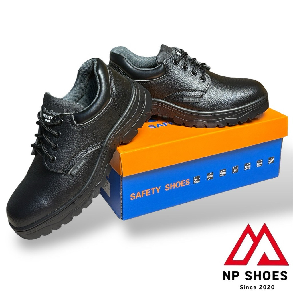 [ลูกค้าใหม่ราคา 1 บาท]🍀 รองเท้าหัวเหล็ก SAFETY Shoes 🍀 รองเท้า SAFETY Dr.Foot 37-46