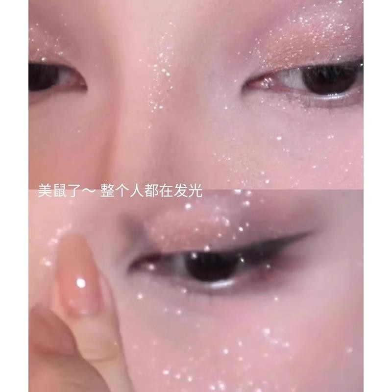 Gellas Eyeshadow Palette 5 สี ชิมเมอร์เนื้อละเอียด กลิตเตอร์เกาหลี แต่งตา Dolly Eye สวยวิ้งค์ ราคา ถูกที่สุด ดีลบีเคเค แกลเลอรีภาพที่ 4