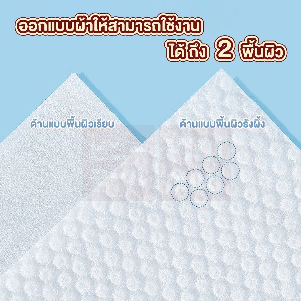 ผ้าขนหนูเช็ดหน้าแบบใช้แล้วทิ้ง ผ้าฝ้ายหนา ผ้าขนหนูเช็ดหน้า สามารถใช้ได้ทั้งเด็กและผู้ใหญ่ ราคา ถูกที่สุด ดีลบีเคเค แกลเลอรีภาพที่ 5