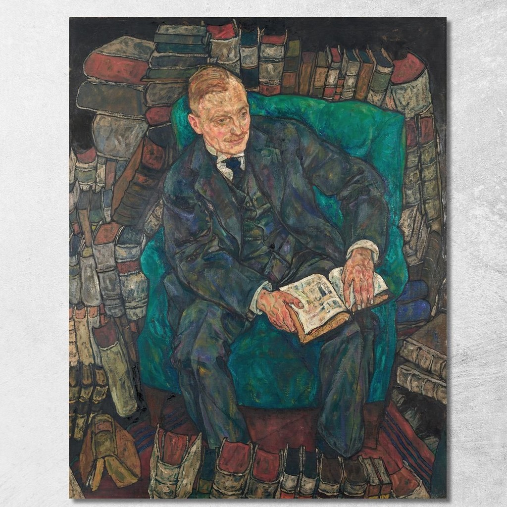 Dr. Hugo Koller Egon Schiele, esh45 ภาพพิมพ์บนผ้าใบแคนวาส