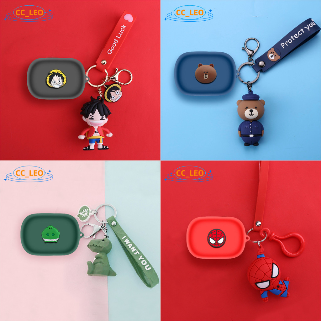 For EDIFIER Comfo Flex Case Silicone Soft Case EDIFIER A6 TWS Shockproof Shell Case Creative Bear Ca