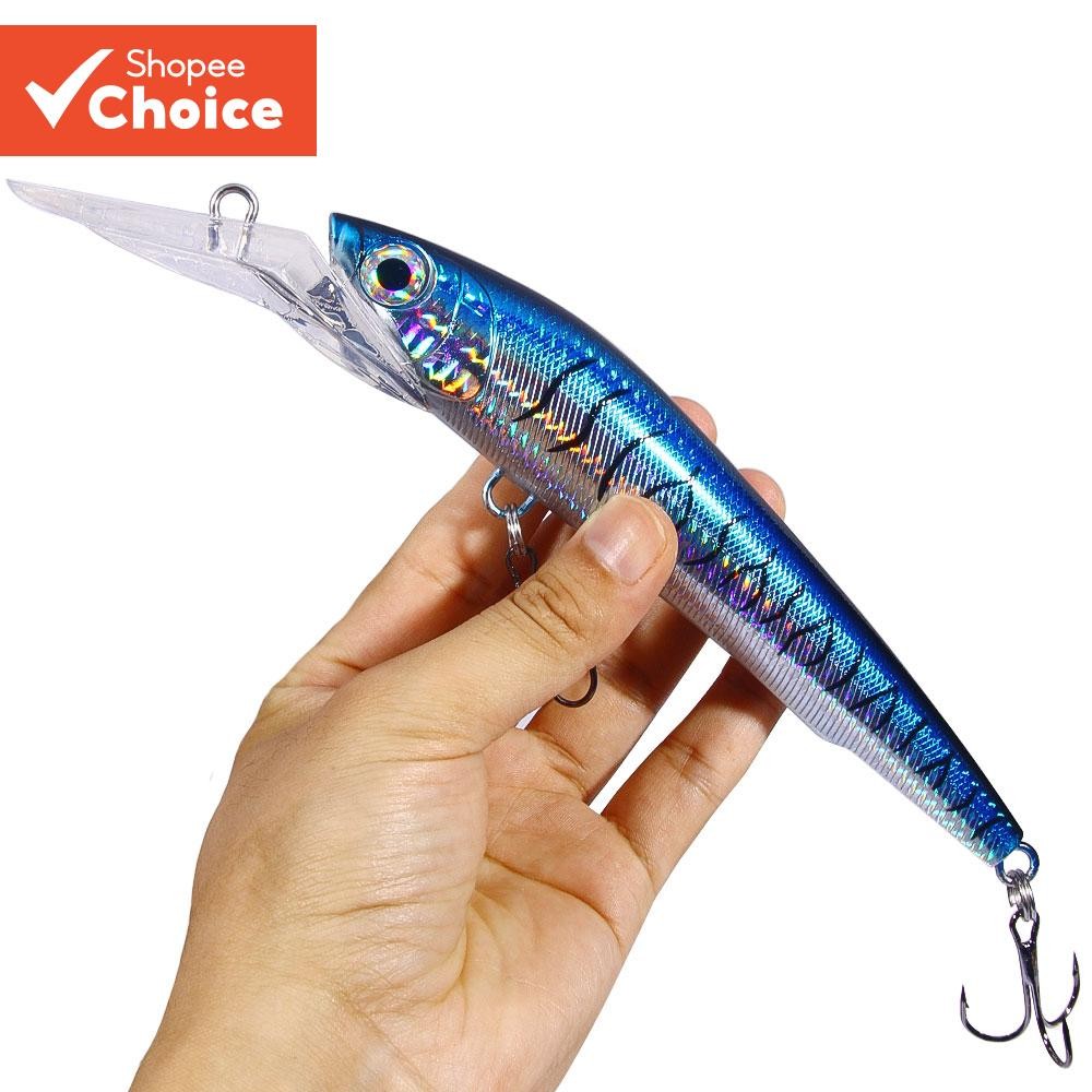 HENGJIA ล่อลอย Minnow - 180 มม./41g & 240 มม./95g Trolling Crankbait พร้อมตะขอเสียงแหลมลึก Wobbler Swimbait