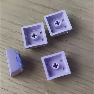 Quu 8 ชิ้น Cheey Profile PBT + PC Keycaps 1U ชุดปุ่มกดสําหรับคีย์บอร์ดแบบกลไก Keycaps ความทนทานในสีคลาสสิก