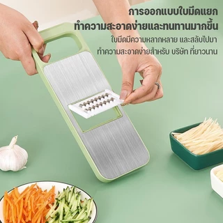 พร้อมส่ง เครื่องหั่นผักผลไม้ เครื่องตัดมันฝรั่ง สแตนเลสเกรดอาหาร จะไม่ได้รับบาดเจ็บ ใช้งานง่าย