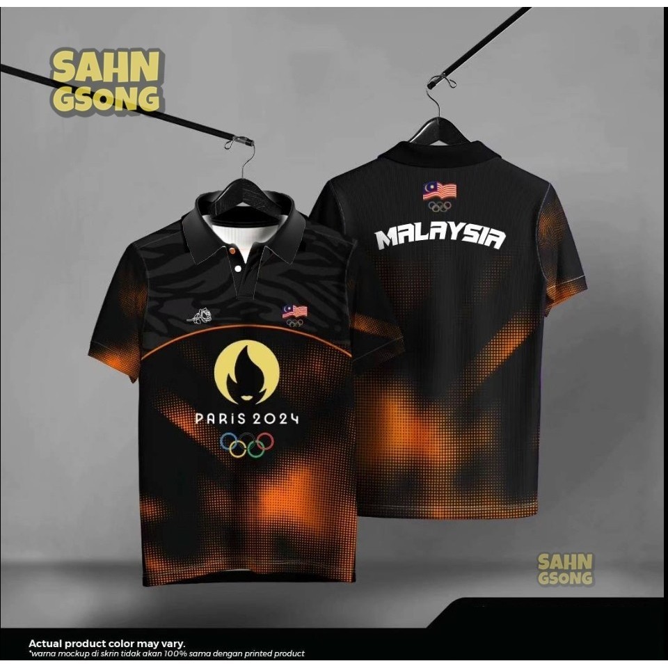 2025 Paris Olympic Games Jersey Concept Design for Olympic Team 2024 ขอพรที่สุดแห่งโชคแห่งมาเลเซีย