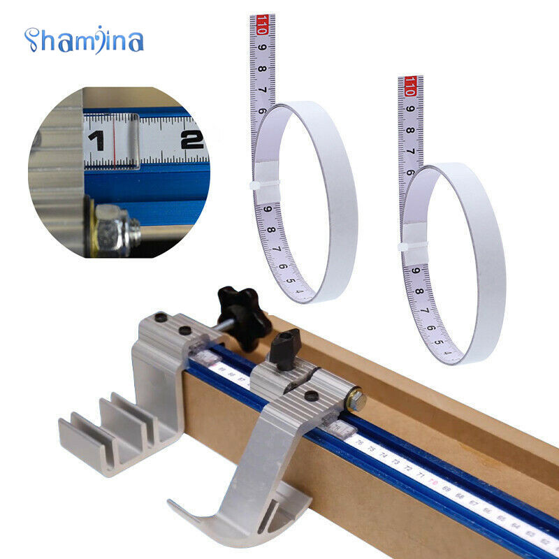 [Shamjina] เทปวัดแบบมีกาวในตัว 1M/ 1.1yd สําหรับ Workbenches, โต๊ะเลื่อย L To R