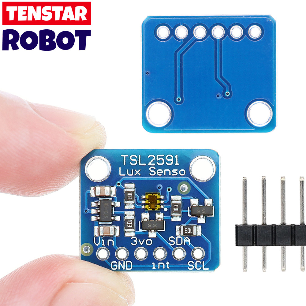 TENSTAR TSL2591 IIC I2C เซ็นเซอร์แสงช่วงแบบไดนามิกสูง LUX เซ็นเซอร์ดิจิตอล TSL25911FN 3.3V 5V Diy อิเล็กทรอนิกส์