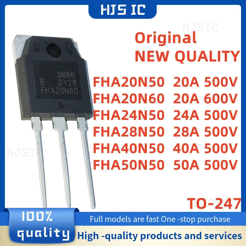 1-5PCS FHA20N50 20N50 FHA20N60 20N60 FHA24N50 24N50 FHA28N50 28N50 FHA40N50 TO-3P MOS field effect ห
