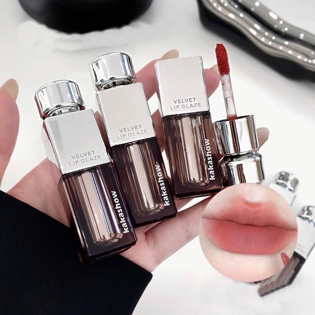 elegant ลิปกล๊อสกำมะหยี่ ลิปเนื้อแมท สีสวย ติดทนLip006-28
