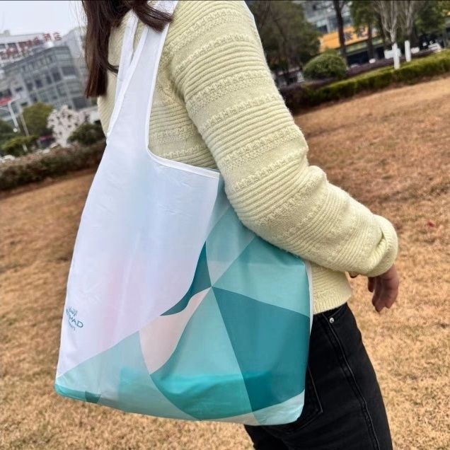 กระเป๋าช้อปปิ้ง Emirates🛍️ พับได้+สีสันสดใส🌿 กระเป๋า环保แบบ