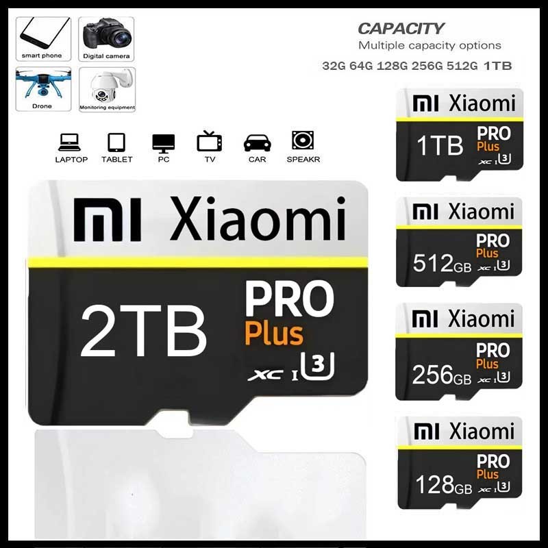 การ์ดหน่วยความจําการ์ด TF/SD ความเร็วสูง TF SD Ultra Fast อ่านเขียน 512GB 1TB 256GB 128GB 64GB 32GB การ์ดหน่วยความจําขนาดเล็ก Class 10 สําหรับกล้อง/โทรศัพท์