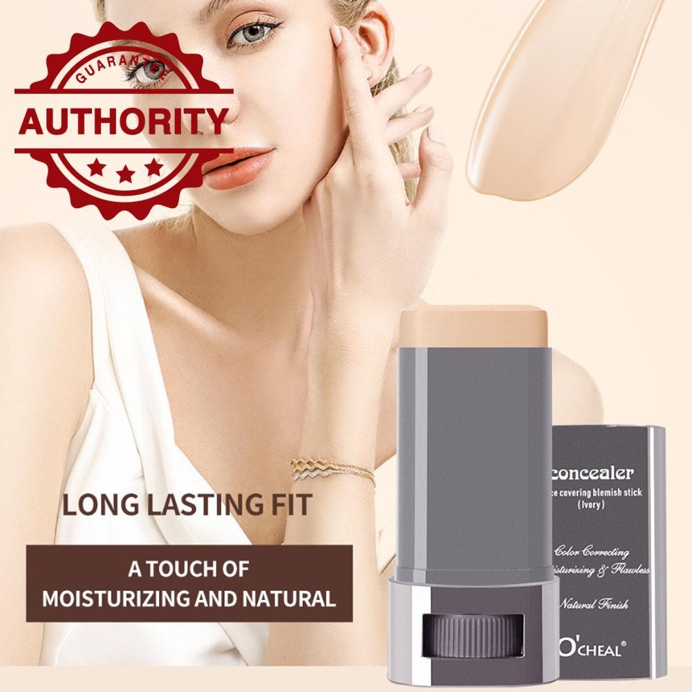 2 สี Foundation Stick Foundation Make-up Stick Foundation พิมพ์ครีม Skin Acne Brightening F9t0