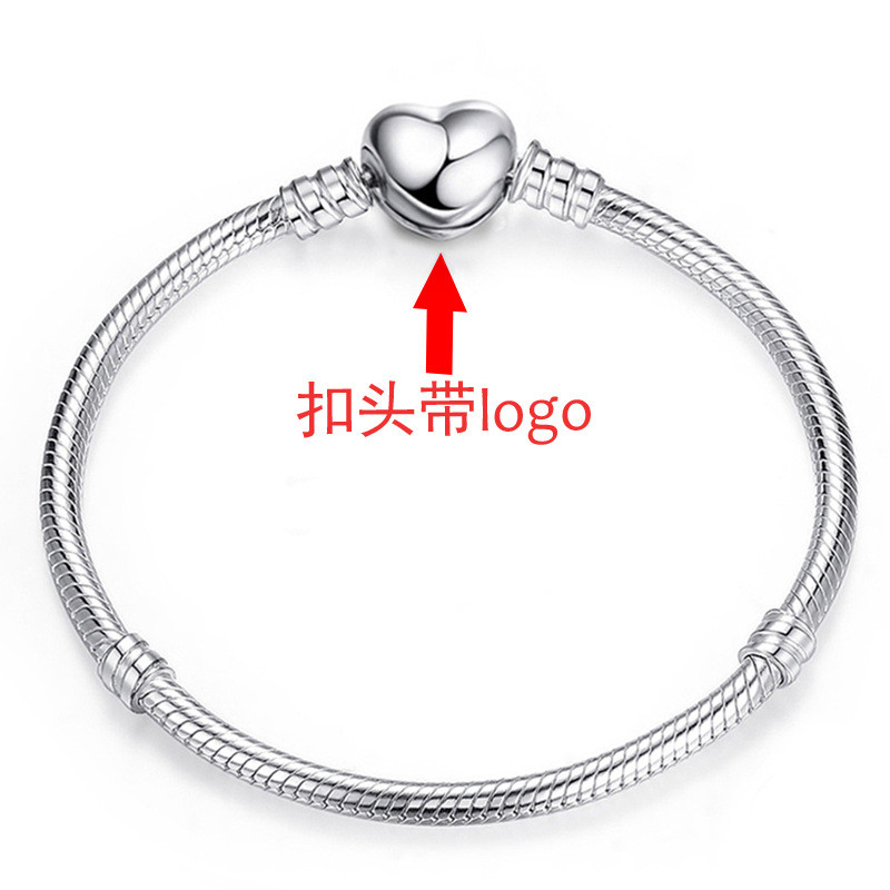 สร้อยข้อมือพานส์ลายกระดูกงูสำหรับทั้งหญิงและชาย แบบคลาสสิก มีโลโก้ และสามารถปรับแต่งเองได้ ราคา ถูกที่สุด ดีลบีเคเค แกลเลอรีภาพที่ 4