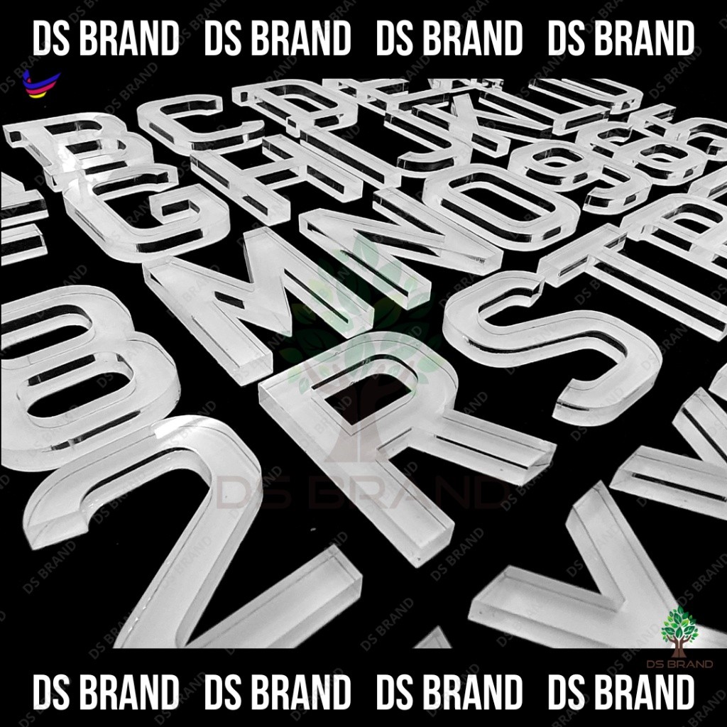 Nombor Plat Motor 3D / Motor 3D Crystal White Number Plate / Number 3D Plate Motor