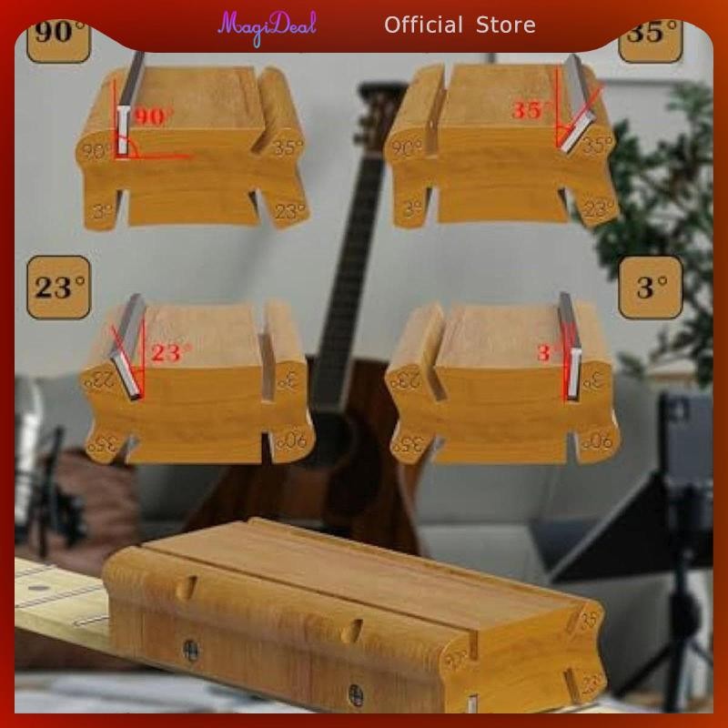 [MAGIDEAL] 3 in 1 Guitar Bass Fret End Dressing Fret Guitar Fret Sanding Block สําหรับเบส ราคา ถูกที่สุด ดีลบีเคเค แกลเลอรีภาพที่ 5
