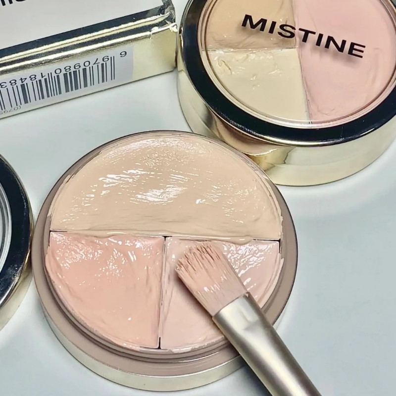 MISTINE คอนซีลเลอร์ปกปิดรอยคล้ำและรอยตำหนิ คอนซีลเลอร์สามสีให้ความชุ่มชื้น
