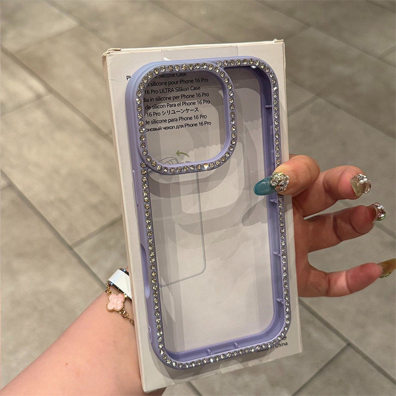 โปร่งใสเคสโทรศัพท์สําหรับ iPhone16promax 16pro 15promax 14promax 13promax 15pro 14pro 13pro 11 12promax 15plus ป้องกันลายนิ้วมือกันกระแทก casin - รูปที่ 3