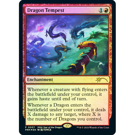 การ์ด EDH PlayTest - Dragon Tempest (สีแดง)
