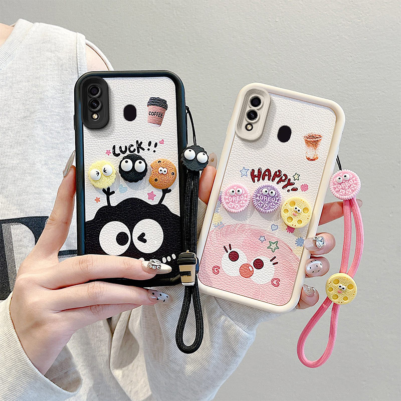เคส  samsung a20 เคส samsung a30 เคสโทรศัพท์ลายหนังแฮนด์เมดสําหรับเคส samsung a20.
