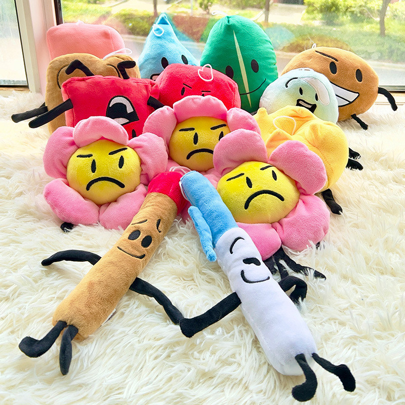 Battle for Dream Island Plush Toy –ตุ๊กตาตัวละคร BFDI ของขวัญและสะสมสําหรับเด็กน่ารักสําหรับแฟนๆ